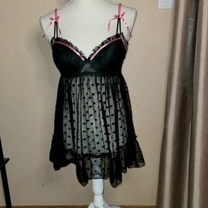 Cute Polka Dot Nightie